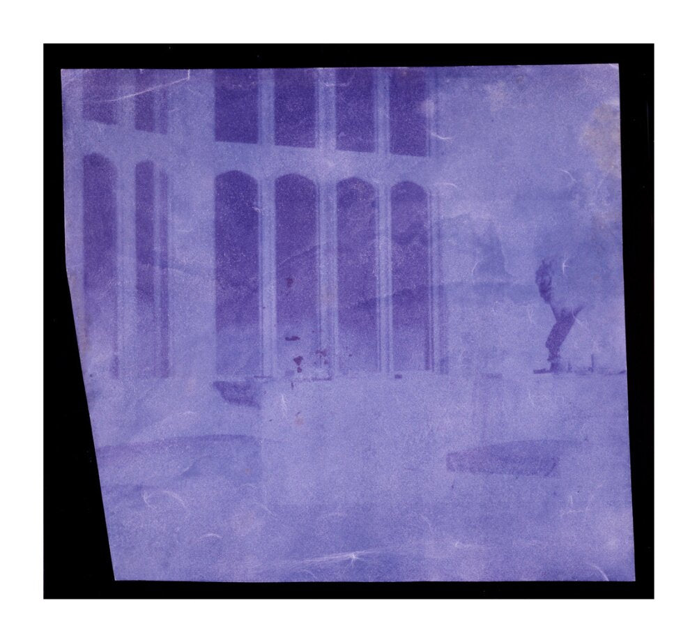 Oriel window, south gallery, Lacock Abbey, April 1839. unstretched canvas extra large none Art Print - Science Museum Shop