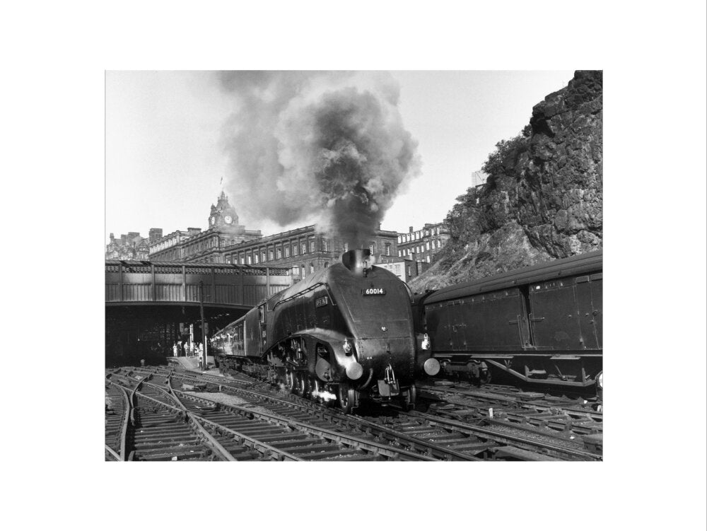 'Silver Link' leaving Edinburgh Waverley Station, 1958. art print extra large none Art Print - Science Museum Shop
