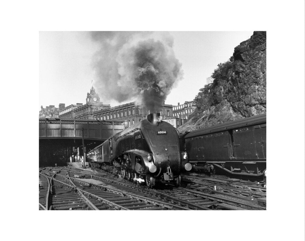 'Silver Link' leaving Edinburgh Waverley Station, 1958. art print extra small none Art Print - Science Museum Shop