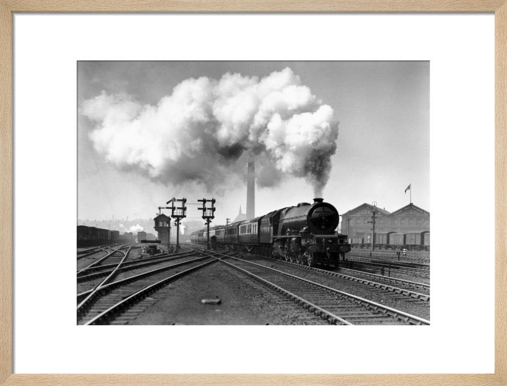 'Princess Helena Victoria' leaving Edge Hill, Liverpool, c 1938. art print medium natural Art Print - Science Museum Shop
