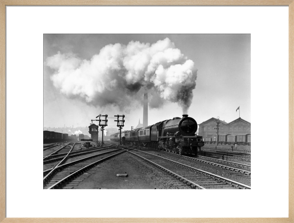 'Princess Helena Victoria' leaving Edge Hill, Liverpool, c 1938. art print large natural Art Print - Science Museum Shop