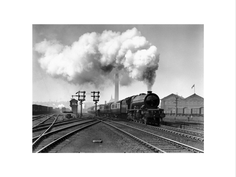 'Princess Helena Victoria' leaving Edge Hill, Liverpool, c 1938. art print extra large none Art Print - Science Museum Shop