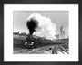 The 'Lord Anson' steam locomotive leaving London Victoria, 1939. art print extra small black Art Print - Science Museum Shop