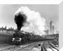 The 'Lord Anson' steam locomotive leaving London Victoria, 1939. stretched canvas small none Art Print - Science Museum Shop