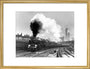 The 'Lord Anson' steam locomotive leaving London Victoria, 1939. art print medium gold Art Print - Science Museum Shop
