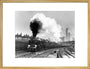 The 'Lord Anson' steam locomotive leaving London Victoria, 1939. art print large gold Art Print - Science Museum Shop