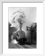 Woodcock', A4 Class steam locomotive No 60029 c.1954 art print extra small white Art Print - Science Museum Shop