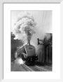 Woodcock', A4 Class steam locomotive No 60029 c.1954 art print small white Art Print - Science Museum Shop