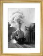 Woodcock', A4 Class steam locomotive No 60029 c.1954 art print small gold Art Print - Science Museum Shop