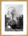 Woodcock', A4 Class steam locomotive No 60029 c.1954 art print medium gold Art Print - Science Museum Shop
