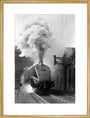 Woodcock', A4 Class steam locomotive No 60029 c.1954 art print large gold Art Print - Science Museum Shop