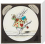 Alice in Wonderland, magic lantern. stretched canvas small none Art Print - Science Museum Shop