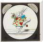 Alice in Wonderland, magic lantern. stretched canvas medium none Art Print - Science Museum Shop