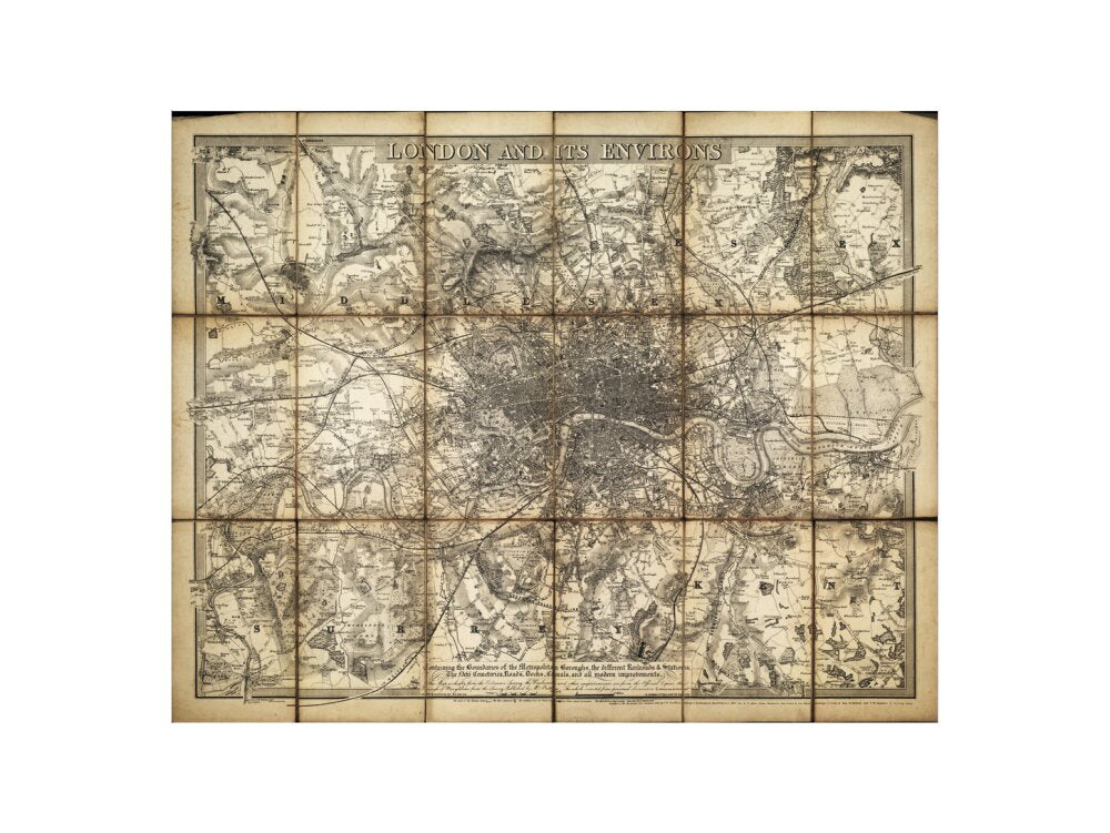 London and its environs art print medium none Art Print - Science Museum Shop