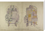 Cross sections and end view 0-10-0 Engine stretched canvas large none Art Print - Science Museum Shop