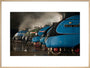 A-4 Class locomotives at the Great Gathering/ Great Goodbye in the National Railway Museum Shildon, 2014. art print extra large natural Art Print - Science Museum Shop