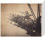 'Forth Bridge Cage For Building Bottom Member', 1887 stretched canvas small none Art Print - Science Museum Shop