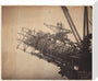 'Forth Bridge Cage For Building Bottom Member', 1887 stretched canvas medium none Art Print - Science Museum Shop