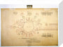 Plan of the analytical engine, 1840. stretched canvas small none Art Print - Science Museum Shop