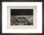 Plate XXI, 'Normal Lunar Crater' art print extra small black Art Print - Science Museum Shop