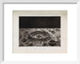 Plate XXI, 'Normal Lunar Crater' art print extra small white Art Print - Science Museum Shop
