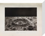 Plate XXI, 'Normal Lunar Crater' stretched canvas small none Art Print - Science Museum Shop