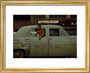 Boy in car, USA. 1965 art print extra small gold Art Print - Science Museum Shop
