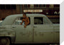 Boy in car, USA. 1965 stretched canvas small none Art Print - Science Museum Shop