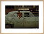Boy in car, USA. 1965 art print medium natural Art Print - Science Museum Shop