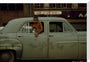 Boy in car, USA. 1965 stretched canvas large none Art Print - Science Museum Shop