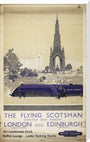 The Flying Scotsman, Non-stop each Weekday, by Frank Henry Mason, about 1950 stretched canvas extra large none Art Print - Science Museum Shop