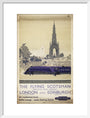The Flying Scotsman, Non-stop each Weekday, by Frank Henry Mason, about 1950 art print medium white Art Print - Science Museum Shop