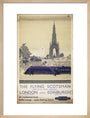 The Flying Scotsman, Non-stop each Weekday, by Frank Henry Mason, about 1950 art print medium natural Art Print - Science Museum Shop