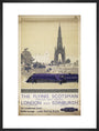 The Flying Scotsman, Non-stop each Weekday, by Frank Henry Mason, about 1950 art print large black Art Print - Science Museum Shop