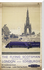 The Flying Scotsman, Non-stop each Weekday, by Frank Henry Mason, about 1950 stretched canvas large none Art Print - Science Museum Shop