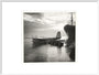 Flying boat moored at a jetty, c 1935. art print extra large white Art Print - Science Museum Shop