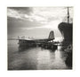Flying boat moored at a jetty, c 1935. unstretched canvas extra large none Art Print - Science Museum Shop