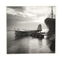 Flying boat moored at a jetty, c 1935. unstretched canvas large none Art Print - Science Museum Shop