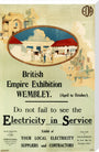 'Electricity in Service' stand at the British Empire Exhibition,Wembley, 1924. stretched canvas extra large none Art Print - Science Museum Shop