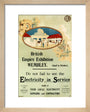 'Electricity in Service' stand at the British Empire Exhibition,Wembley, 1924. art print extra small natural Art Print - Science Museum Shop