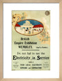 'Electricity in Service' stand at the British Empire Exhibition,Wembley, 1924. art print small natural Art Print - Science Museum Shop