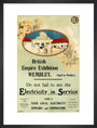 'Electricity in Service' stand at the British Empire Exhibition,Wembley, 1924. art print medium black Art Print - Science Museum Shop