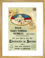 'Electricity in Service' stand at the British Empire Exhibition,Wembley, 1924. art print medium gold Art Print - Science Museum Shop