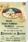 'Electricity in Service' stand at the British Empire Exhibition,Wembley, 1924. stretched canvas medium none Art Print - Science Museum Shop