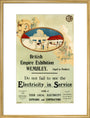 'Electricity in Service' stand at the British Empire Exhibition,Wembley, 1924. art print large gold Art Print - Science Museum Shop
