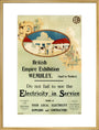 'Electricity in Service' stand at the British Empire Exhibition,Wembley, 1924. art print extra large gold Art Print - Science Museum Shop