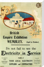 'Electricity in Service' stand at the British Empire Exhibition,Wembley, 1924. stretched canvas large none Art Print - Science Museum Shop