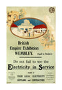 'Electricity in Service' stand at the British Empire Exhibition,Wembley, 1924. unstretched canvas large none Art Print - Science Museum Shop
