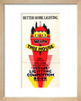 Better Home Lighting competition poster with a main prize of an all-electric house,1926-1927. art print extra small natural Art Print - Science Museum Shop