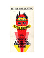 Better Home Lighting competition poster with a main prize of an all-electric house,1926-1927. art print large none Art Print - Science Museum Shop